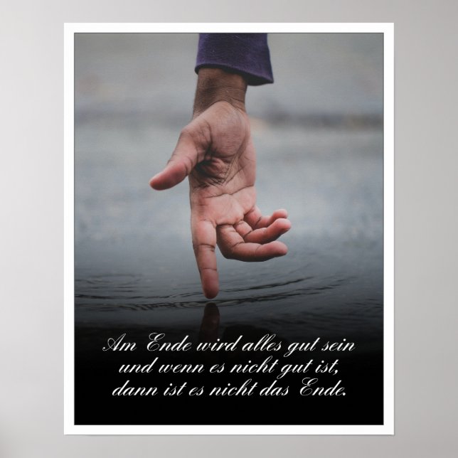 Póster Am Ende wird alles gut sein (Frente)