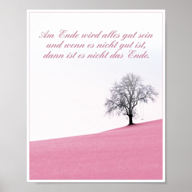 Póster Am Ende wird alles gut sein (Frente)