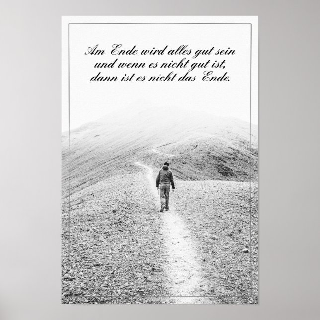 Póster Am Ende wird alles gut sein (Frente)
