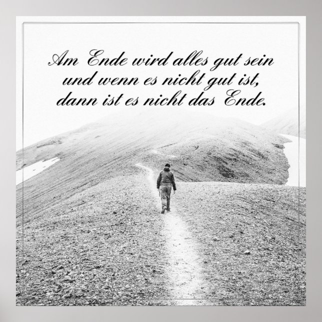 Póster Am Ende wird alles gut sein (Frente)