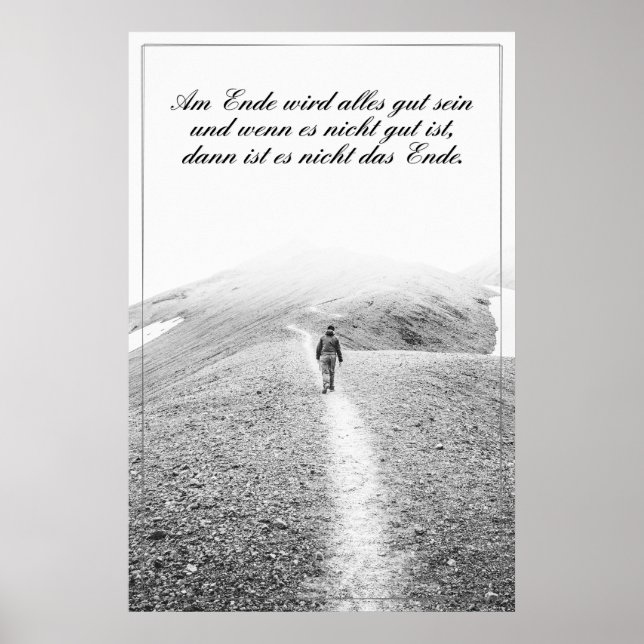 Póster Am Ende wird alles gut sein (Frente)