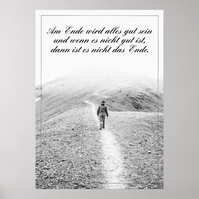 Póster Am Ende wird alles gut sein (Frente)