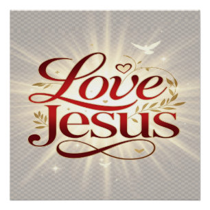 Póster Ama a Jesús