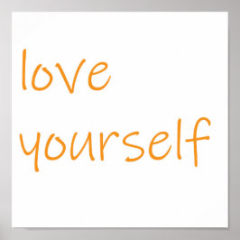 Póster 'ama a ti mismo'