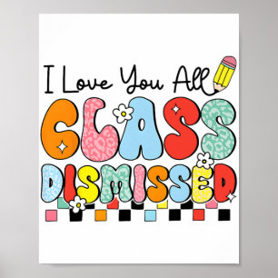 Póster Ama A Todos Los Que Descartaron La Enseñanza Escol