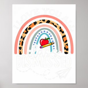 Póster Ama A Todos Los Que Descartaron La Enseñanza Escol