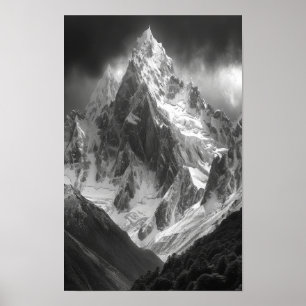 Póster Ama Dablam Peak Top View AI Art Poster
