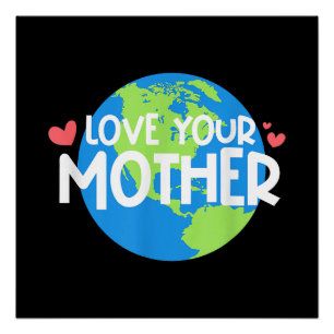 Póster Ama el Día de la Madre Tierra