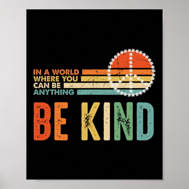 Póster Amabilidad Amabilidad Autismo Signo de Paz Esparci (Frente)