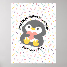Póster Amabilidad extendida alrededor como Confetti - ins