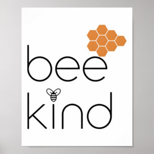 Póster Amabilidad Inspiradora Cita abejas de tipo 'Hoodie