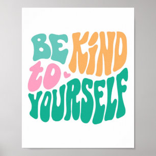 Póster Amable Contigo Mensaje Positivo Autocuidado Mental