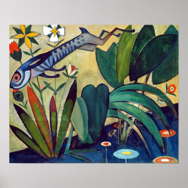 Póster Amadeo de Souza Cardoso El salto del Conejo (Frente)