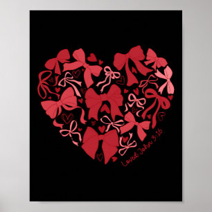 Póster Amado Juan 3 16 Arco Valentín Biblia Cristiana Ver