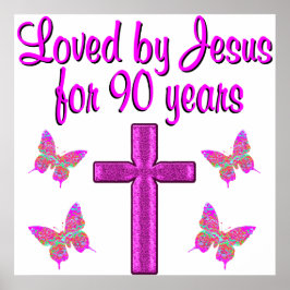 PÓSTER AMADO POR JESÚS POR 90 AÑOS