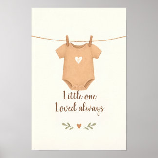 Póster Amado siempre - Guardería Boho Baby