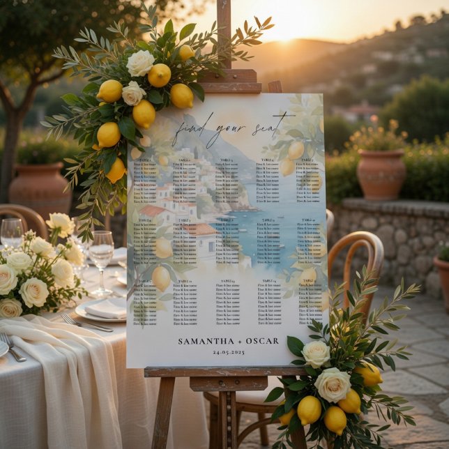 Póster Amalfi Coast Lemon Wedding  (Subido por el creador)