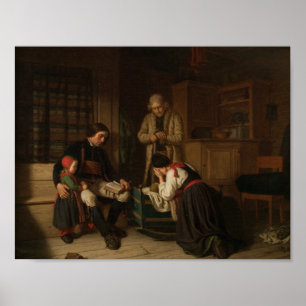 Póster Amalia Lindegren - La última cama de la pequeña