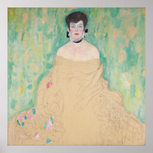 Póster Amalie Zuckerkandl — Gustav Klimt (1917-18)