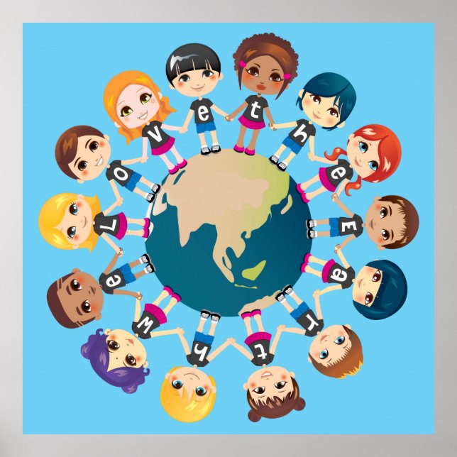 Póster Amamos la Tierra (Frente)