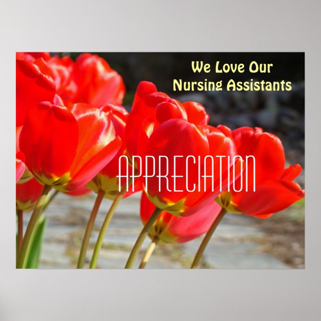 Póster Amamos Nuestro Reconocimiento poster De Los Auxili (Frente)