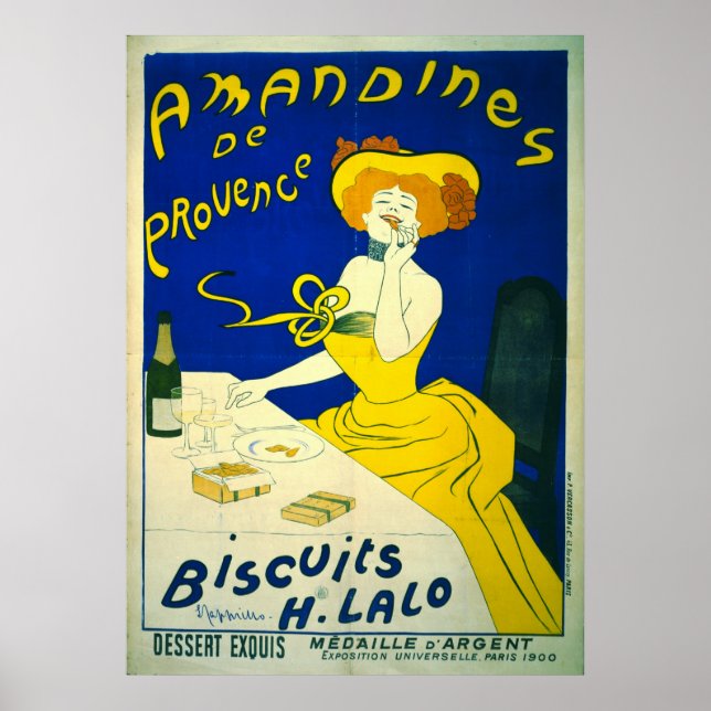 Póster Amandines de Provenza 1900 (Frente)