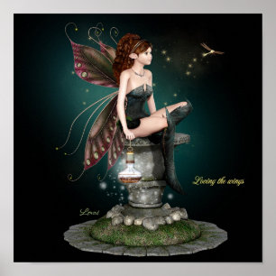 Póster Amando las alas