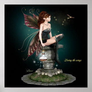 Póster Amando las alas
