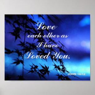 PÓSTER "AMÁNDOTE EL UNO AL OTRO COMO TE HE AMADO" POSTER