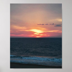 Póster Amanecer Ardiente, Ocean City