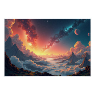 Póster Amanecer Cósmico