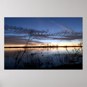 Póster Amanecer de Arkansas Duck Hunter