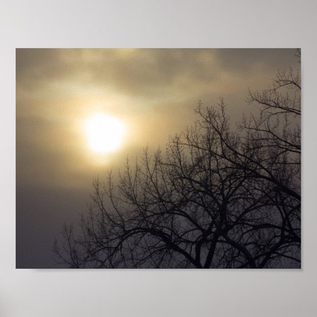 Póster Amanecer de invierno, Ohio (Frente)
