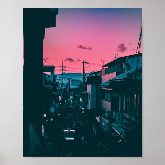 Póster Amanecer de Kyoto (Frente)