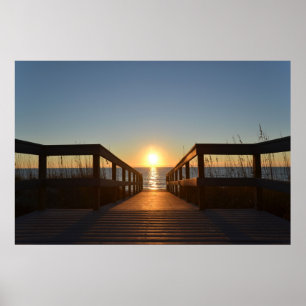 Póster Amanecer de perspectiva