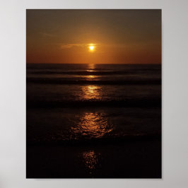 Póster Amanecer de playa en verano