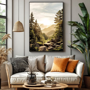 Póster Amanecer de tranquilidad