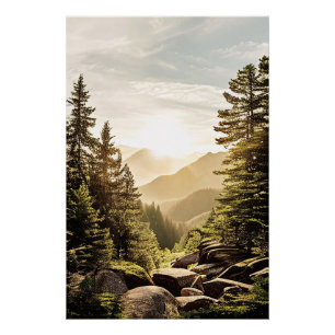 Póster Amanecer de tranquilidad