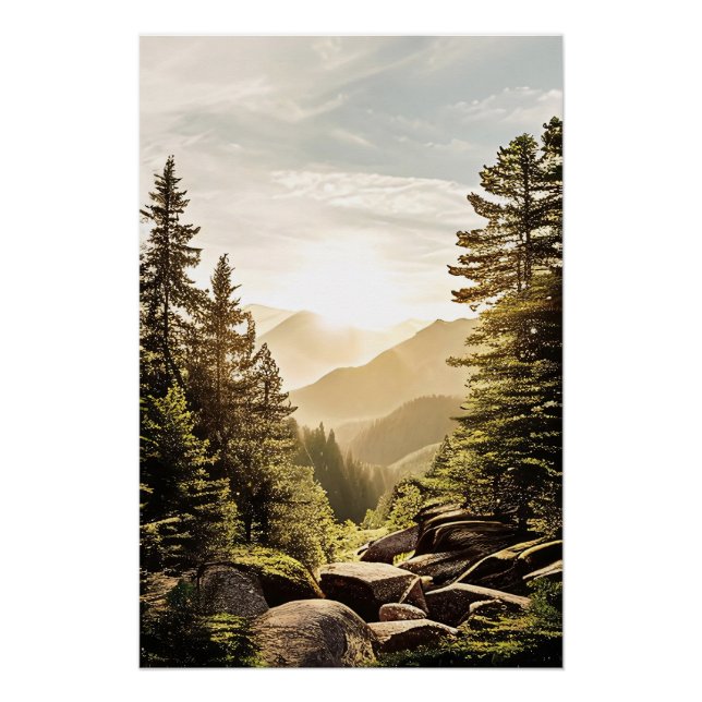 Póster Amanecer de tranquilidad (Anverso)