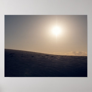 Póster Amanecer del Parque Nacional de las Dunas de Arena