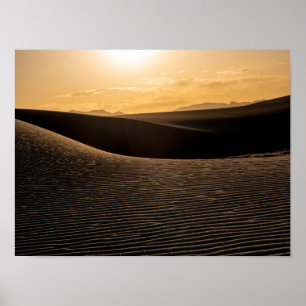 Póster Amanecer del Parque Nacional de las Dunas de Arena