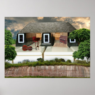 Póster Amanecer del Penthouse de Piano