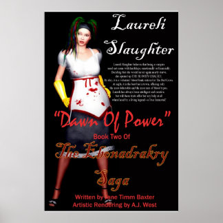 Póster Amanecer Del Poder: Poster Laureli Slaughter; GRAN