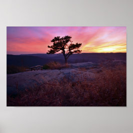 Póster Amanecer desde el monte Bear NY