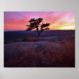 Póster Amanecer desde el monte Bear NY