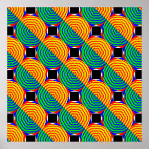 Póster Amanecer digital por Kenneth Yoncich