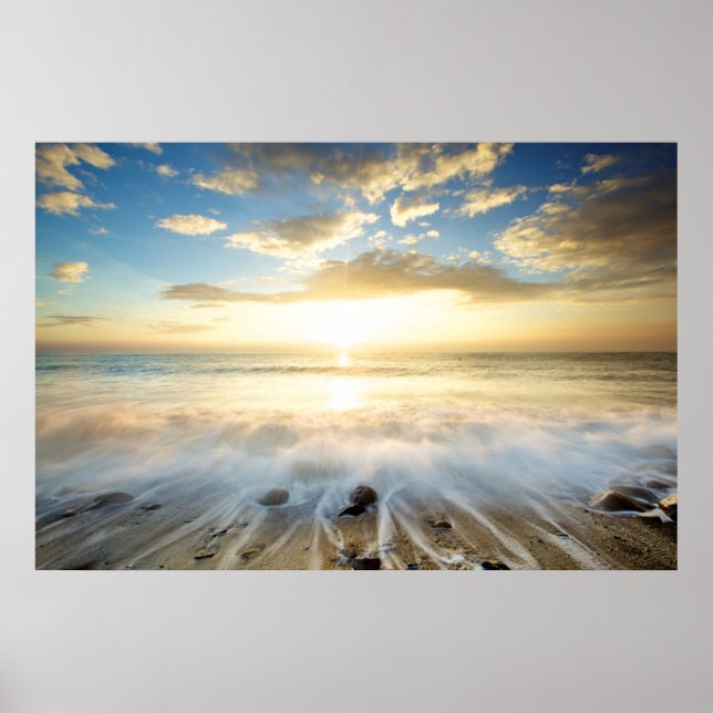 Póster Amanecer dorado (Frente)