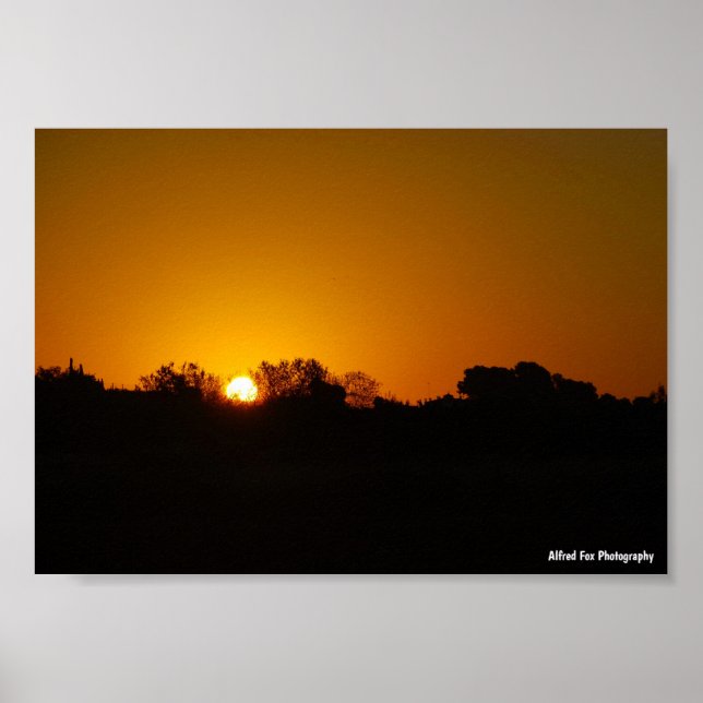 Póster Amanecer Dorado (Frente)