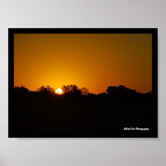 Póster Amanecer Dorado (Frente)