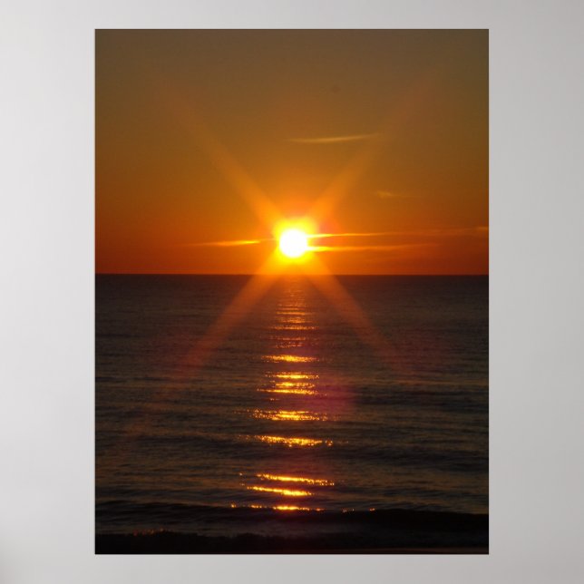 Póster Amanecer dorado (Frente)